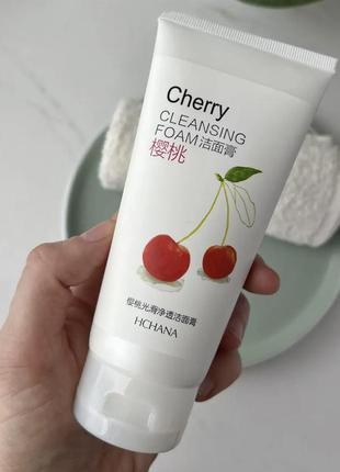 🍒 пінка для вмивання hchana cherry cleansing foam 🍒1 фото