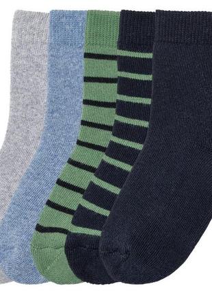 Термо носки, набор lupilu для мальчика, р. 23-26, 27-30 (арт 1999)