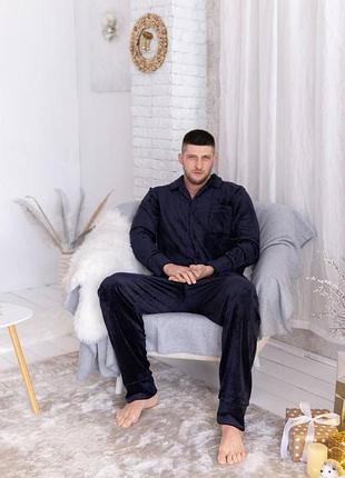 Чоловіча тепла піжама