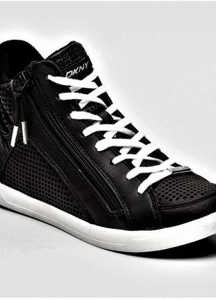 Ботинки dkny,натуральная кожа на флисе