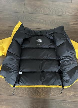 Зимний пуховик tnf 700 the north face 1996 nuptse black yellow тнф зе норт фейс7 фото