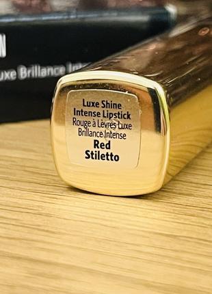 Оригінал bobbi brown luxe shine intense lipstick помада для губ  red stiletto5 фото