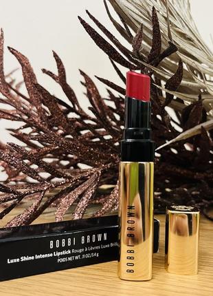 Оригінал bobbi brown luxe shine intense lipstick помада для губ  red stiletto1 фото