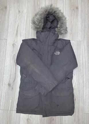 Пуховик the north face размер xs /  s  cocтояние отличное