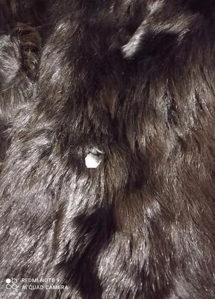Женская натуральная шубка из меха козы9 фото