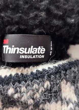 Левая часть 2 левые перчатки thinsulate insulation 40 gram перчатки двойные вязаные флис3 фото