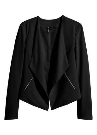 Стильный легкий блейзер из крепа h&m, m