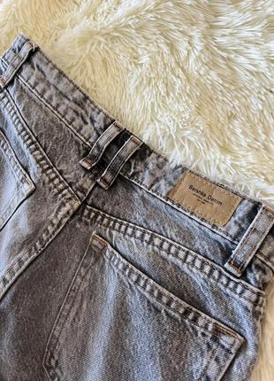 Джинси mom bershka висока посадка3 фото