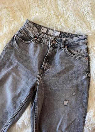 Джинси mom bershka висока посадка6 фото