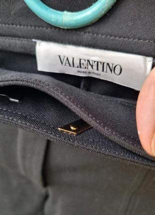 Бюки valentino, брюки valentino, черные брюки люкс, стрейчовые брюки3 фото