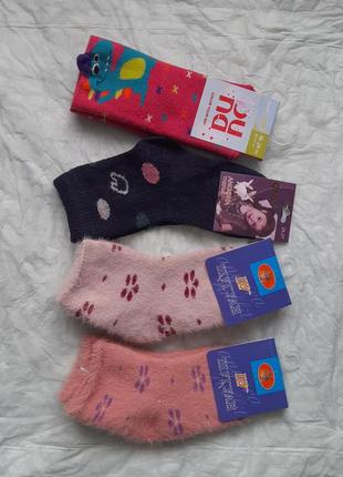 Набір носки, шкарпетки, теплі, носочки шуган, кролик, ангора, махра дюна 1-3.1 фото
