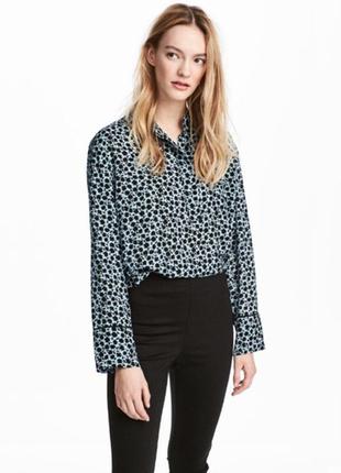 Оригінальна блузка з візерунком від бренда h&amp;m 0616835005 раз. 34