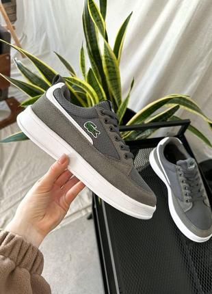 Чоловічі демісезон lacoste joggeur silver
