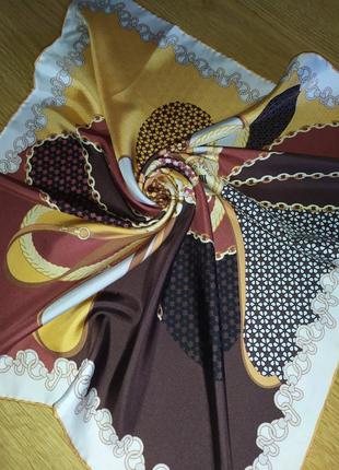 Mantero великолепный винтажный шелковый платок
