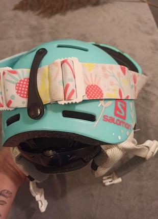 Шлем горнолыжный+ очки salomon9 фото