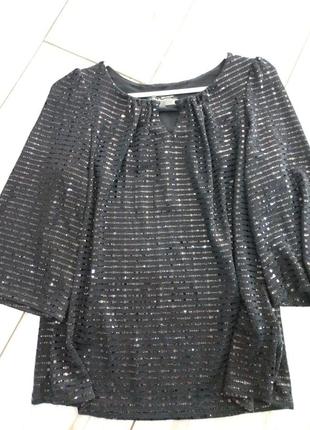 Очень красивая, нарядная, стильильная кофта,блузка с пайетками8 фото