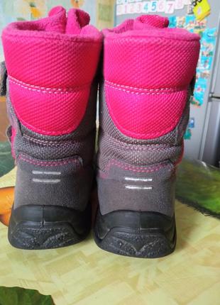 Фірмові термо ботинки, сапожки super fit р.27-18 см.3 фото