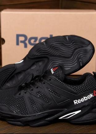 Мужские летние кроссовки сетка reebok3 фото