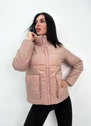 Женская демисезонная куртка на плащевке+утеплитель синтепон7 фото
