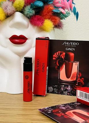 Оригинальный пробник парфюмированная вода shiseido ginza intense2 фото