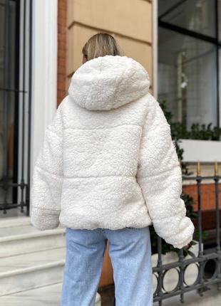 Хутряна утеплена куртка4 фото