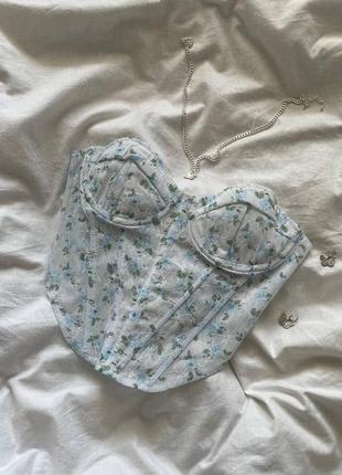 Корсет/корсетный топ/топ-корсет сетевой🤍