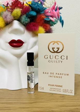 Оригінал пробник парфум парфумована вода gucci guilty eau de parfum intense pour femme1 фото