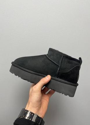 Женские угги Zapatos UGG W Classic Ultra Mini Panther 1125352 Btc black2 фото
