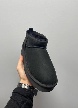 Женские угги Zapatos UGG W Classic Ultra Mini Panther 1125352 Btc black3 фото