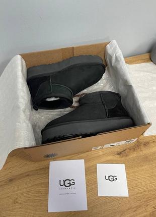 Женские угги Zapatos UGG W Classic Ultra Mini Panther 1125352 Btc black9 фото