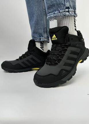 Зимові кросівки adidas terrex з хутром (gore tex) (маломірять)5 фото