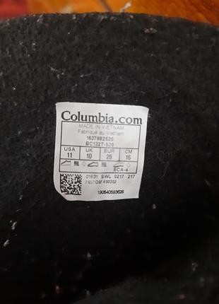Сапоги columbia р.28 5