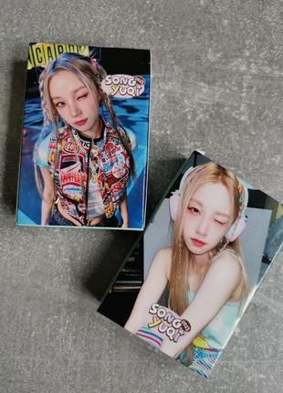 Карточки 55 штук джи айдл k pop к поп g i - dle d idle ломо карты lomo card набор карточек фотокарточки