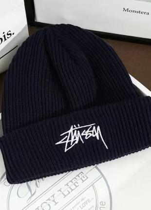 Шапка стухи stussy тепла на зиму осень весна3 фото