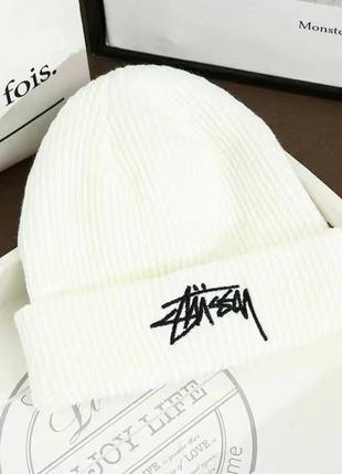 Шапка стухи stussy тепла на зиму осень весна1 фото