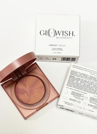 Рум'яна huda beauty glowish cheeky vegan blush powder відтінок sassy saffron 2.5g