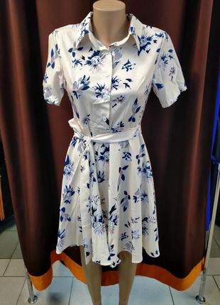 Платье женское бежевое с цветами, летнее, легкое и стильное.с-4914.
размеры:s;m.цена-350грн