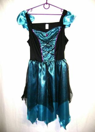 Карнавальный костюм - платье ведьмы, колдуны.