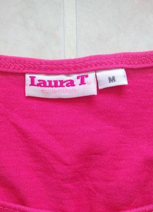 Шикарная новая хлопковая майка с стразами бренда нимечки laura t. u9 m m eur6 фото