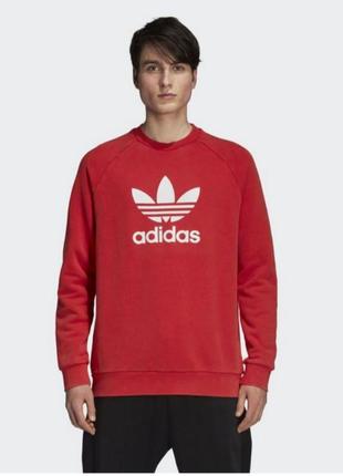 Свитшот adidas оригинал с большим лого1 фото