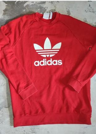 Свитшот adidas оригинал с большим лого2 фото