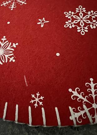 Колрик из фетра, подставка на стол фетровая, коврик