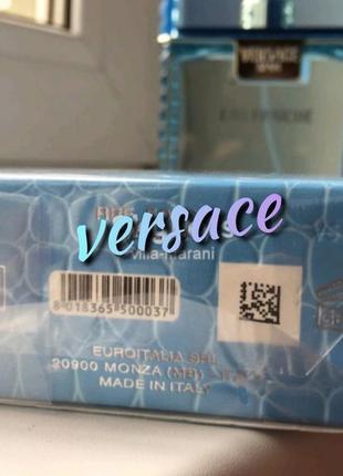 Versace man eau fraiche — безумовно теплий і приємний чоловічий аромат парфумів 100 мл.2 фото