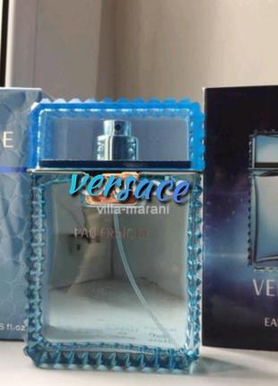 Versace man eau fraiche – безусловно теплый и зовущий мужской аромат парфюма 100мл.4 фото