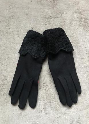 Новые женские теплые зимние перчатки2 фото