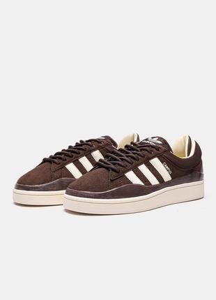 Кросівки adidas campus bad bunny brown2 фото