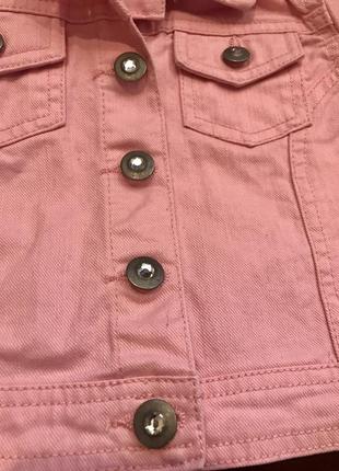 Модная джинсовая курточка на девочку f&f4 фото