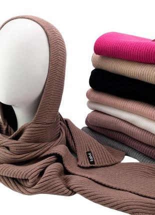 Женский капор, шарф, капюшон, платок