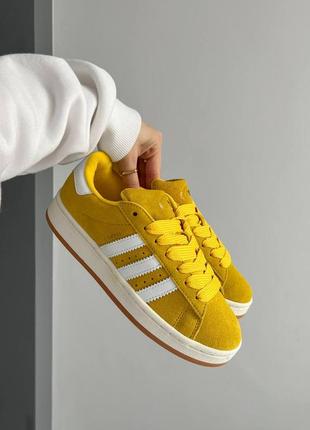 Кроссовки adidas campus 00s yellow1 фото