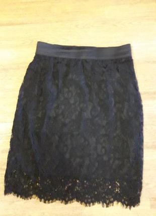 Гіпюрова спідниця міді h&m